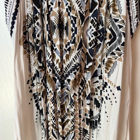 Hale Bob Geometric Print Halter Dress - Picture 7 of 9